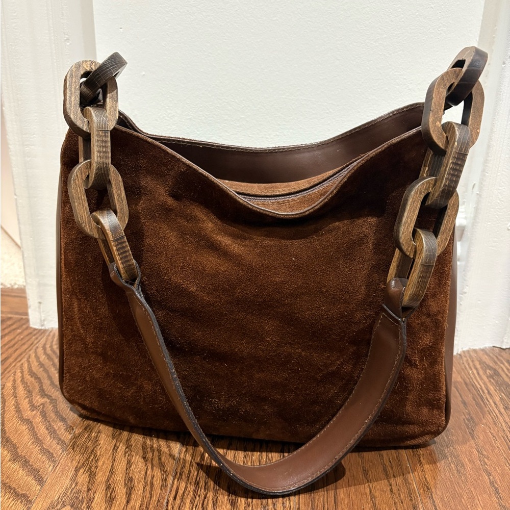 Holt Renfrew Leather & Suede Purse